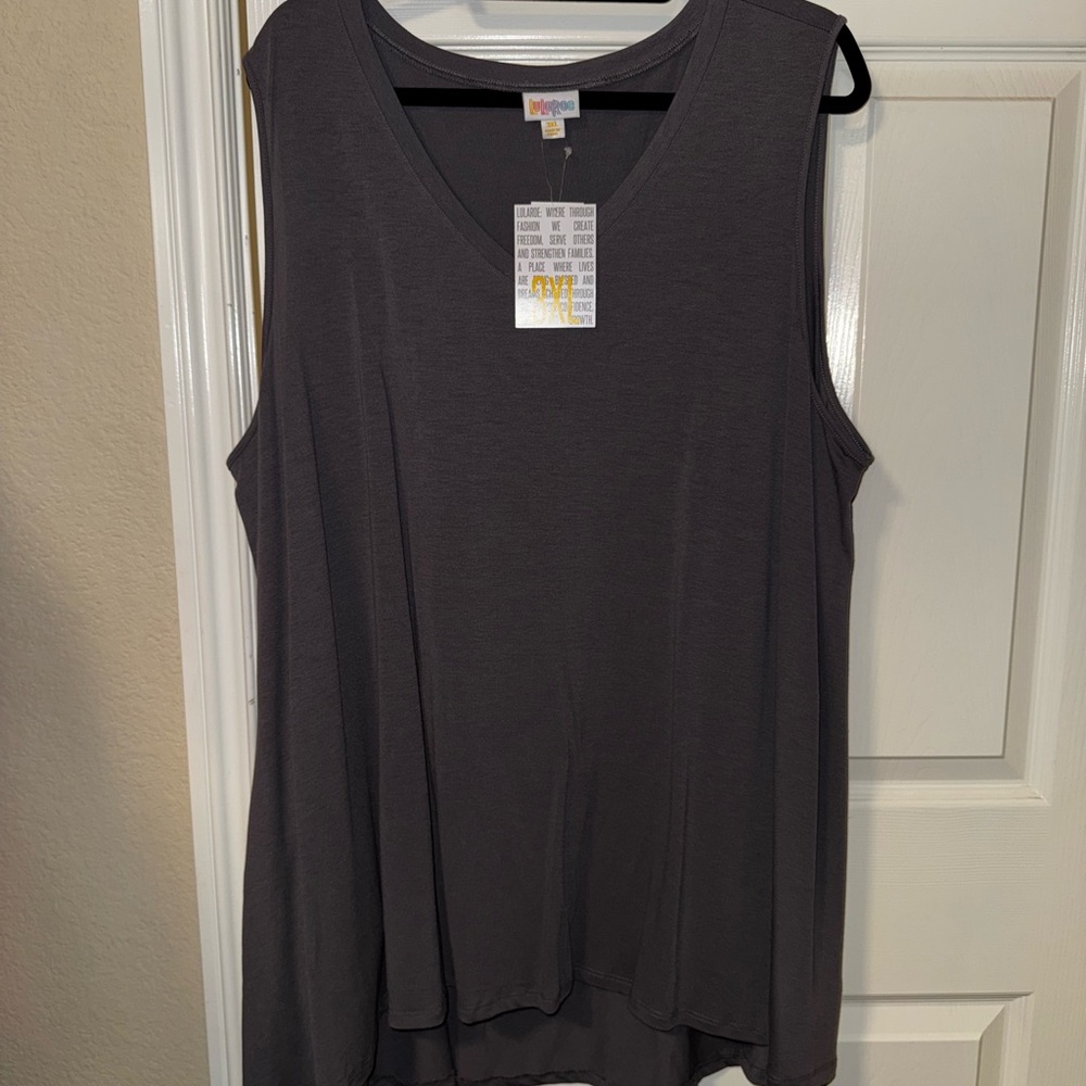 Women's Grey Sleeveless Top